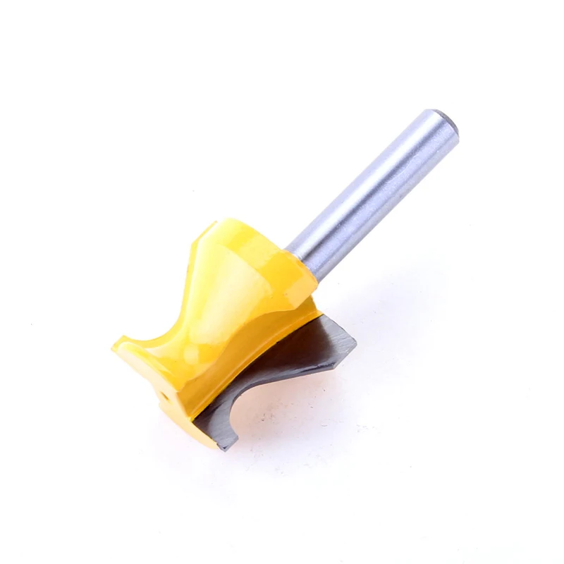 CHWJW 1PC 8mm Shank Door Lip Finger Grip w/ 3/16" Radius Router Bit Trimming Wood Milling Cutter for Woodwork Cutter Power Tools