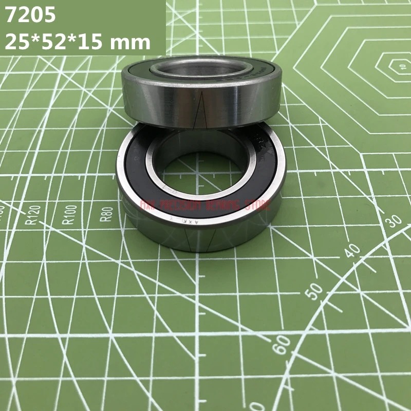 

2023 Axk Abec-7 7205 7205c 2rz Hq1 P4 Db A 25*52*15 Mm Sealed Angular Contact Bearings Speed Spindle Cnc Si3n4 Ceramic Ball