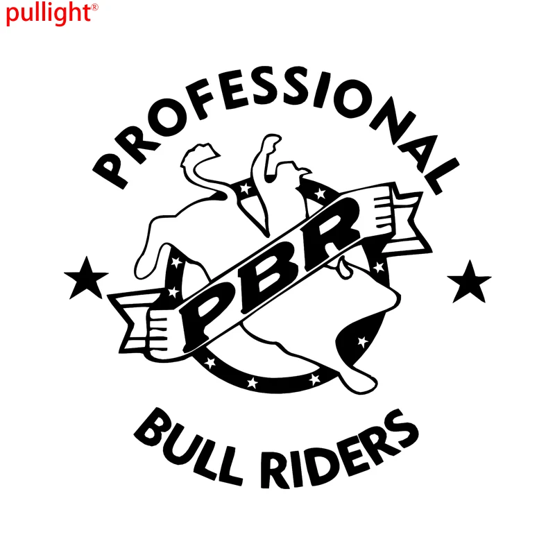 Personality Creative PBR Professional Bull Riders Rodeo Cowboy Car Truck Window Vinyl Decal Sticker