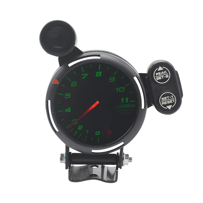 80mm Auto Tachometer Gauge 7 Color Backlight 11000 RPM Car Engine 1/2/3/4/5/6/7/8 Cylinder Shift Light Meter
