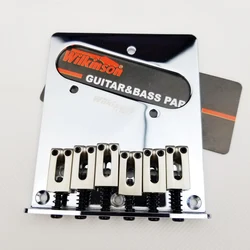 Wilkinson-Puente Tele moderno para guitarra Telecaster, 52,5mm, 2-1/16 pulgadas, cromado, WOT03