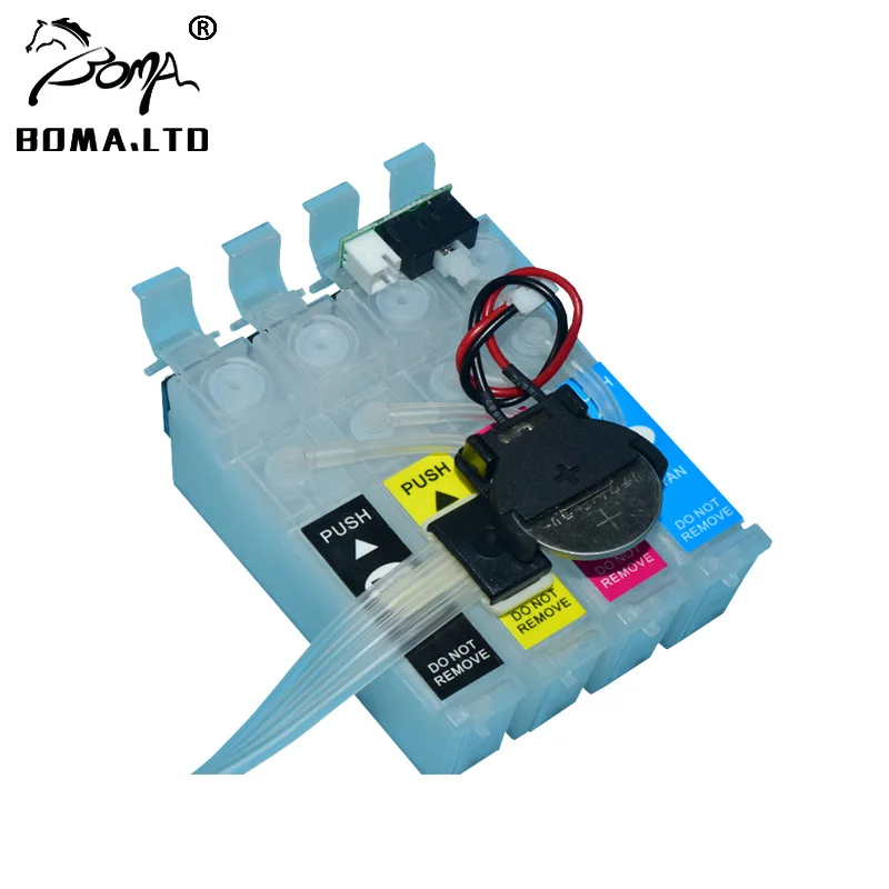 1 Set T220 T2201 220XL Bulk Ink Ciss Continuous Ink Supply System For Epson WF2630 XP420 XP424 XP320 WF2530 Printer