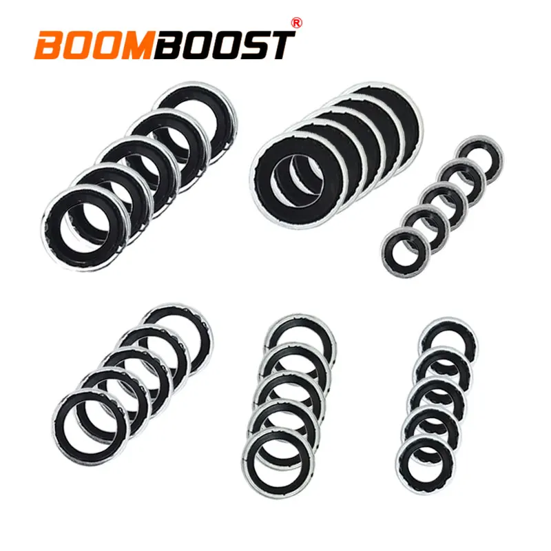 O Ring Assortment Repair Tool Sealing Gasket Washer Set 30pcs Air Conditioner Pump Washer A/C Compressor
