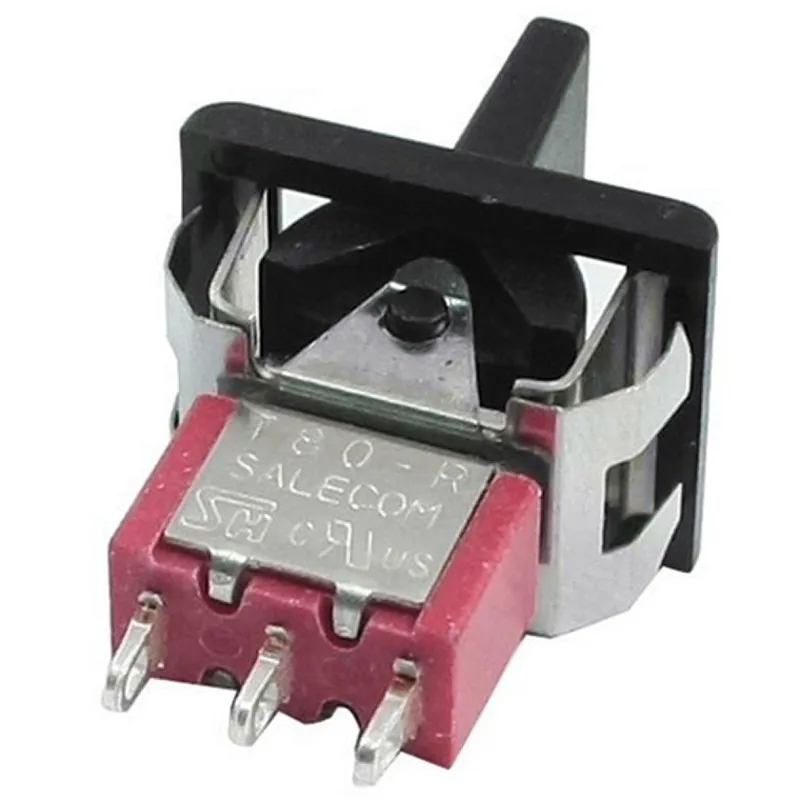 Interruptor de alternância ac 250v/3a 125v/5a, 2 peças momentâneo spdt 3 posições, interruptor de giro à esquerda e direita, redefinição automática