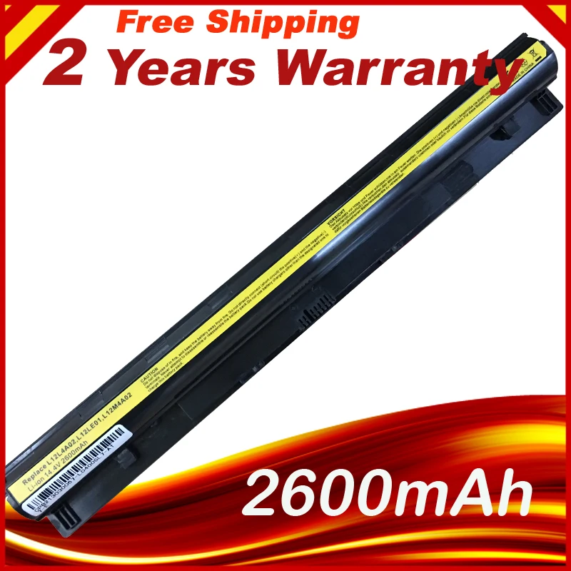 HSW 2600mAh laptop battery for Lenovo G40-30  G40-45  G40-70  G40-70M  G50 G50-30  G50-45  G50-70  G50-70M  L12M4E01  L12S4A02