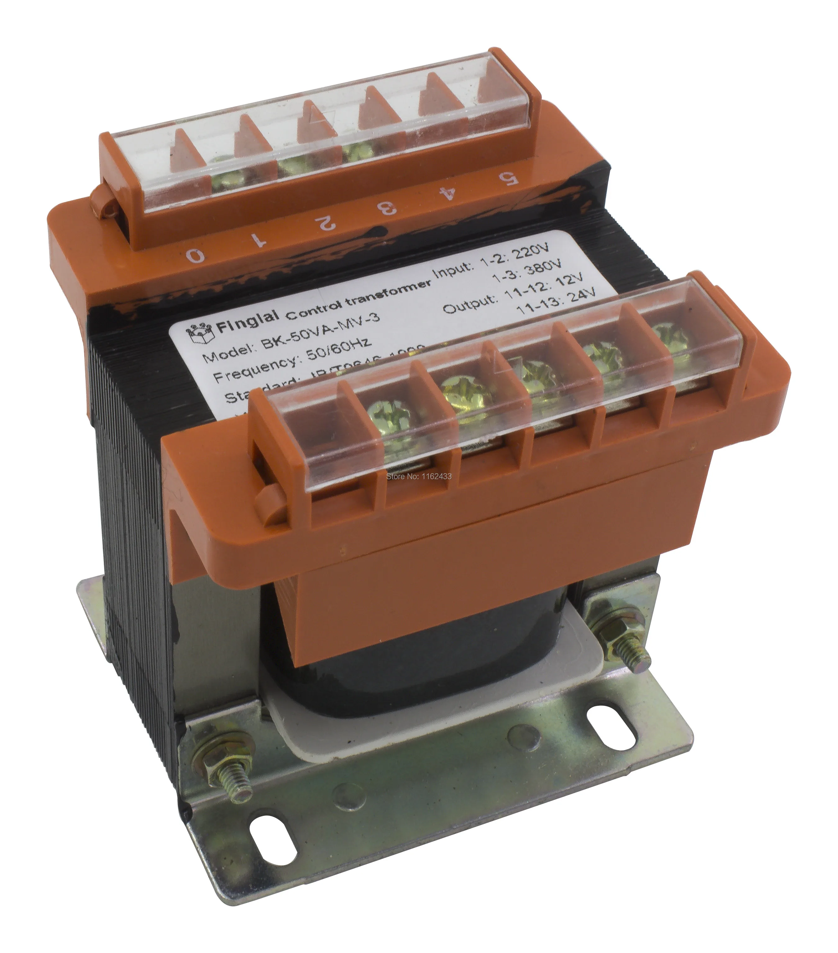 BK-50VA 50W BK type control power transformer 380V/220V input 220V 110V 36V 24V 12V 6.3V output