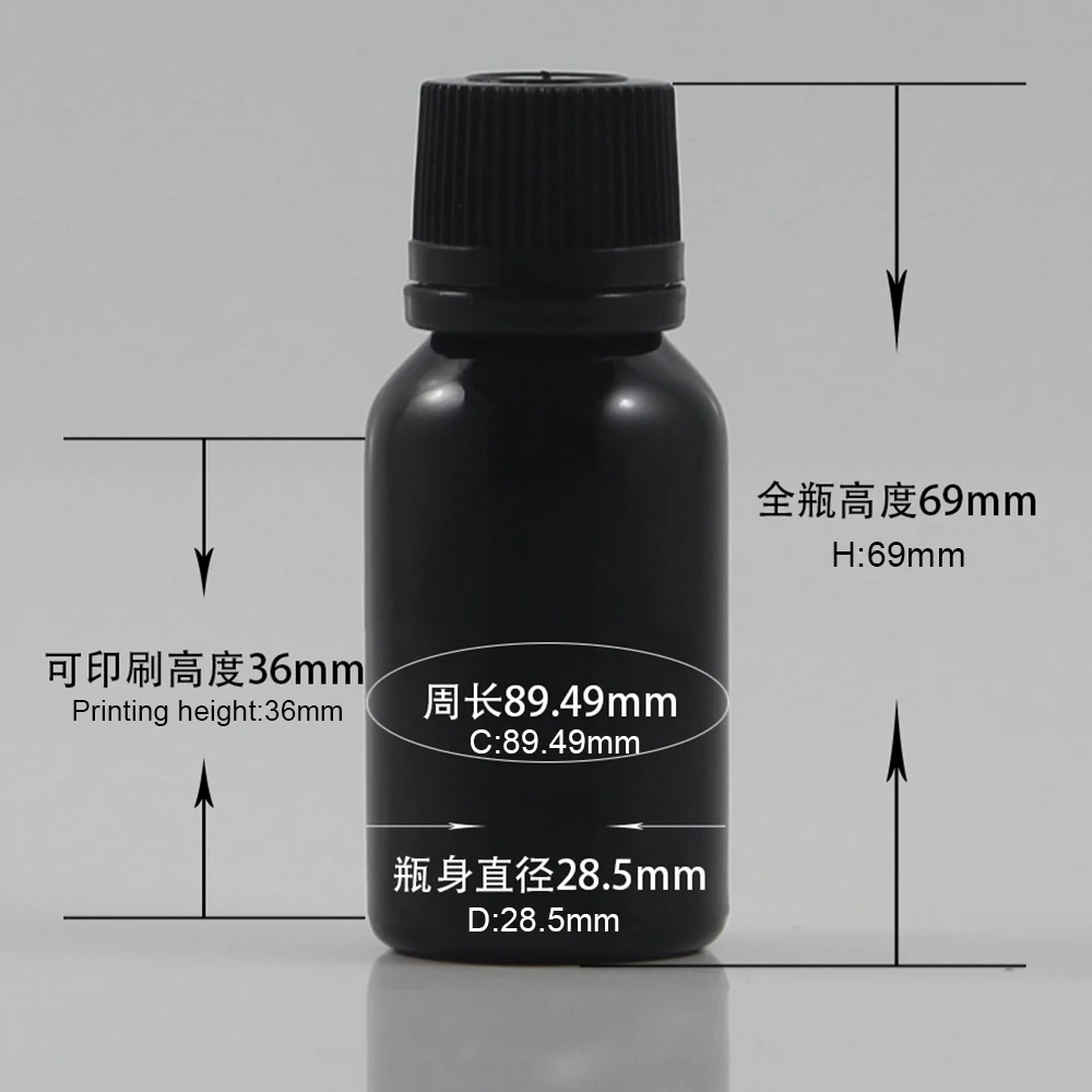 

Wholesale 15ml Small Essential oil dropper Bottle, 0.5oz glass oil vial for perfume