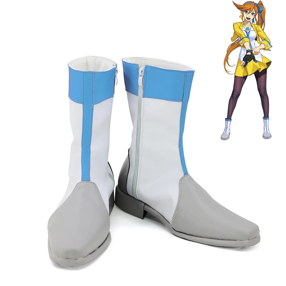 Gyakuten Saiban Ace Attorney:Dual Destinies Athena Cykes Kitzuki Kokone Cosplay Shoes Women Boots