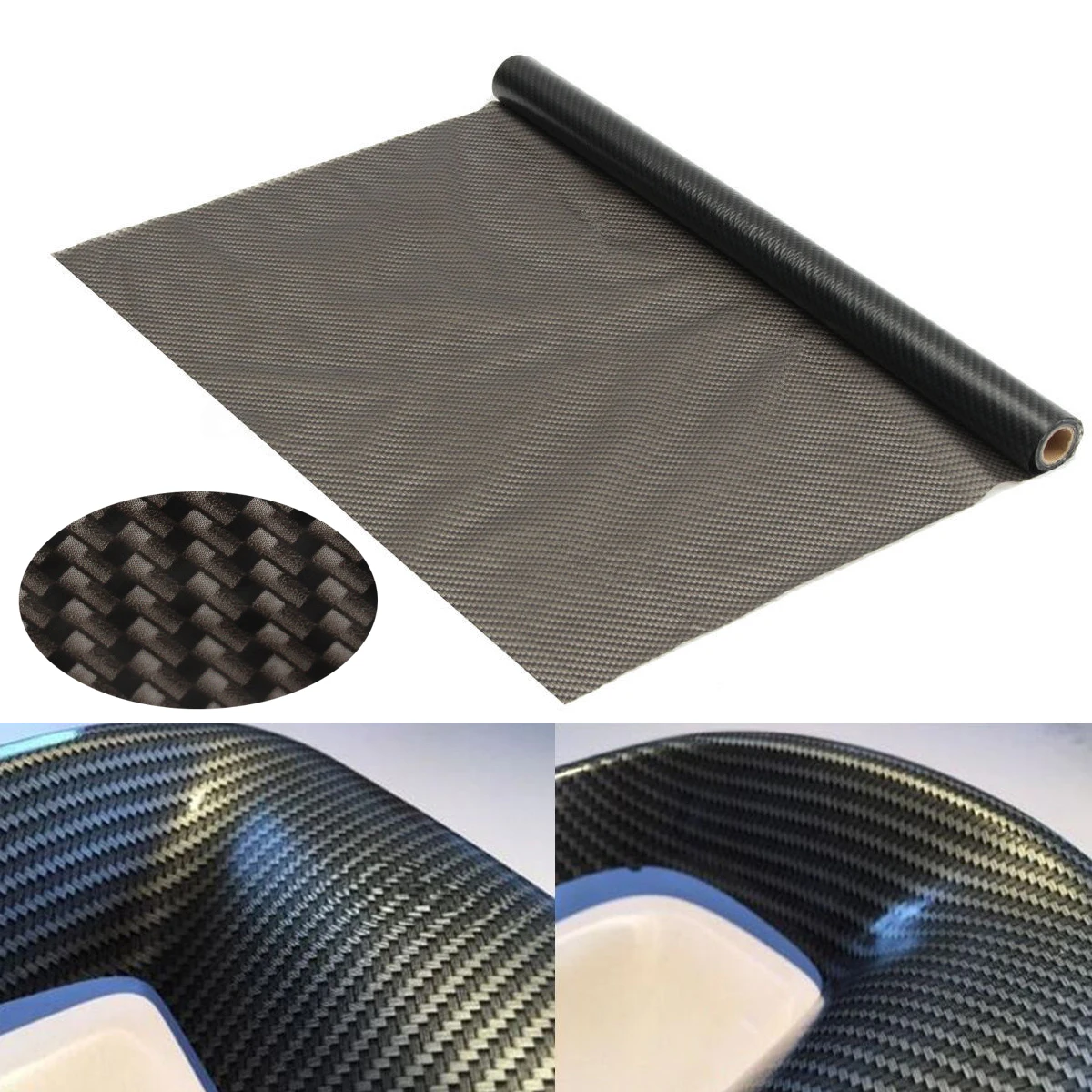 JX-LCLYL  50*500cm Hydrographic Texture Carbon Fiber Water Transfer Dipping Print Film