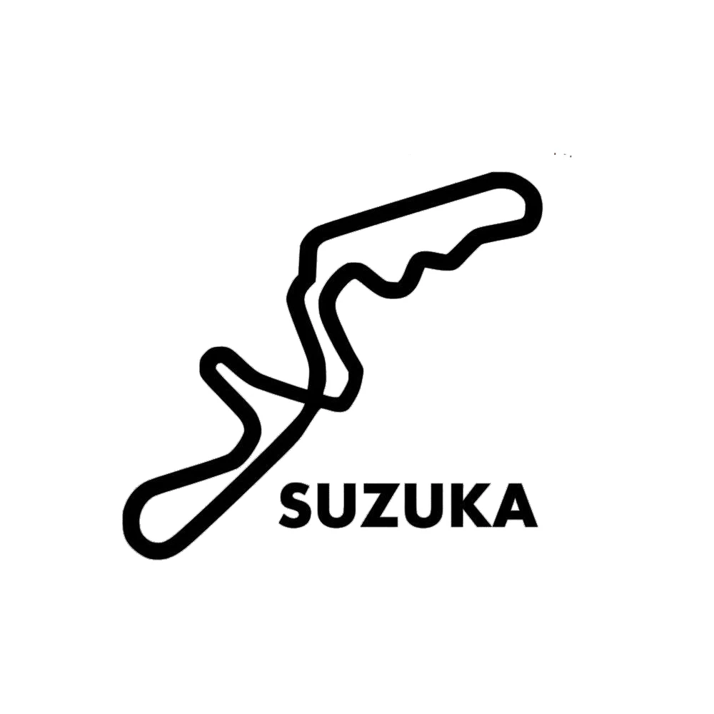 Suzuka Racing Car Sticker Decal Decoration Personality Pattern Accessories Vinyl Packaging Formula One Competition