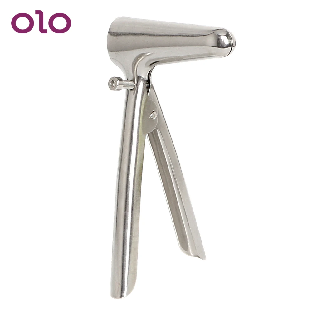 OLO Anal Vaginal Dilator Anal Expansion Expander Anus Speculum Stainless Steel Sex Toys for Women Man Adult Products