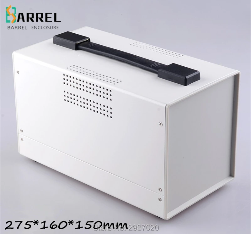 275*160*150mm Iron housing DIY electrical junction box with handle iron switch project box pcb amplifier outlet enclosure