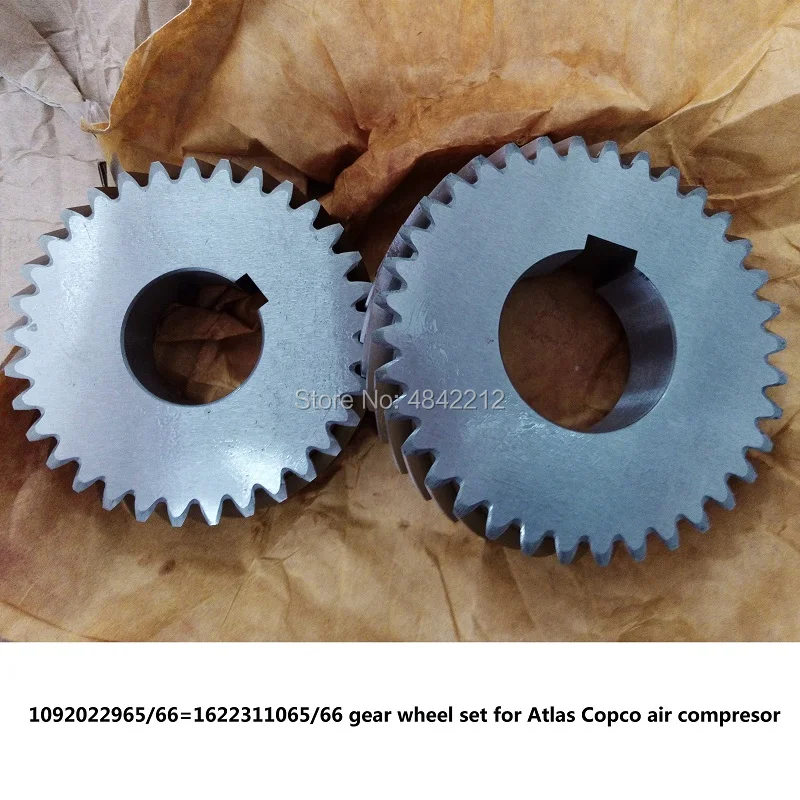 

gear wheel set driven gear shaft 1092022965/66=1622311065/66 for screw air compressor parts