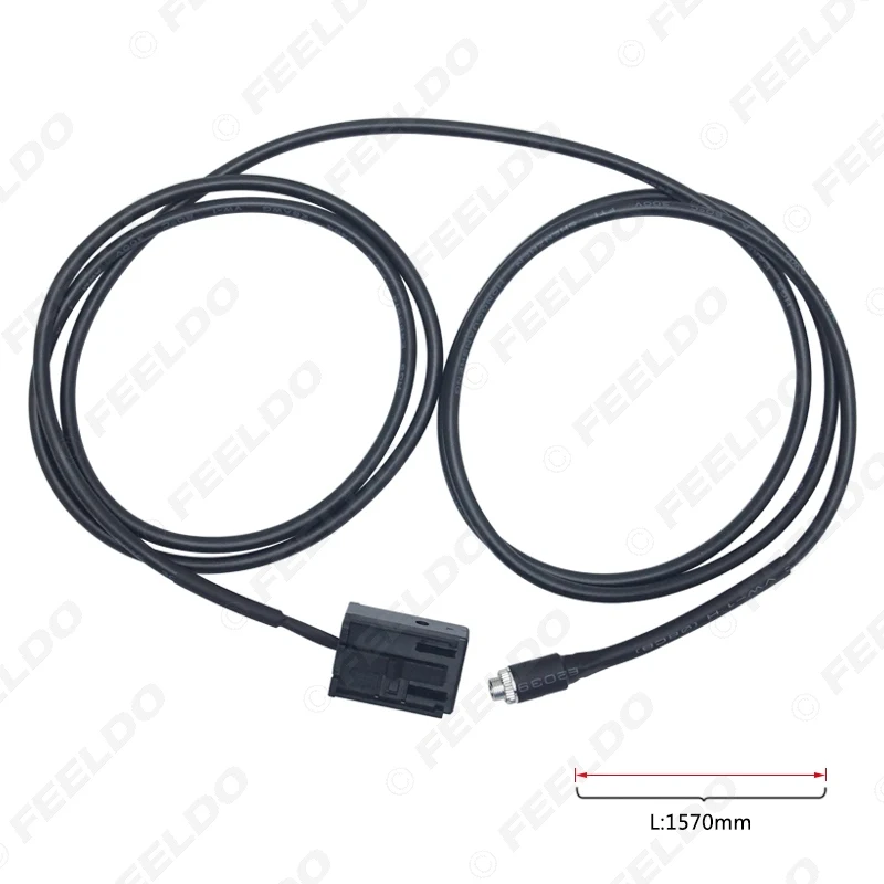 LEEWA  Car CD Radio MP3 Audio Female Jack AUX-IN Adapter Cable for Opel CD30 CD40 DVD 90 NAVI 12-Pin Port AUX Wire Cable #CA5804