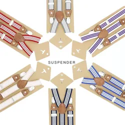 3 Clips Baby Braces Kids Suspenders Boy Ring Bear Wedding Girl Suspender Leather Strap Trouser Fashion Suspensorio Elastic Strap