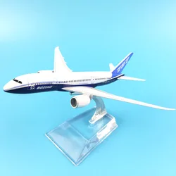 Plane Aircraft Model Diecast Metal Model Airplane 16cm 1:400 Boeing 787 Plane Aeroplane Model Toy Gift