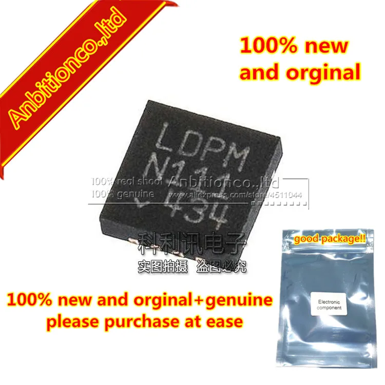 2pcs 100% new and orginal LTC2053IDD DFN8 silk-screen LDPM Precision, Rail-to-Rail Input and Output, Zero-Drift Instrum in stock