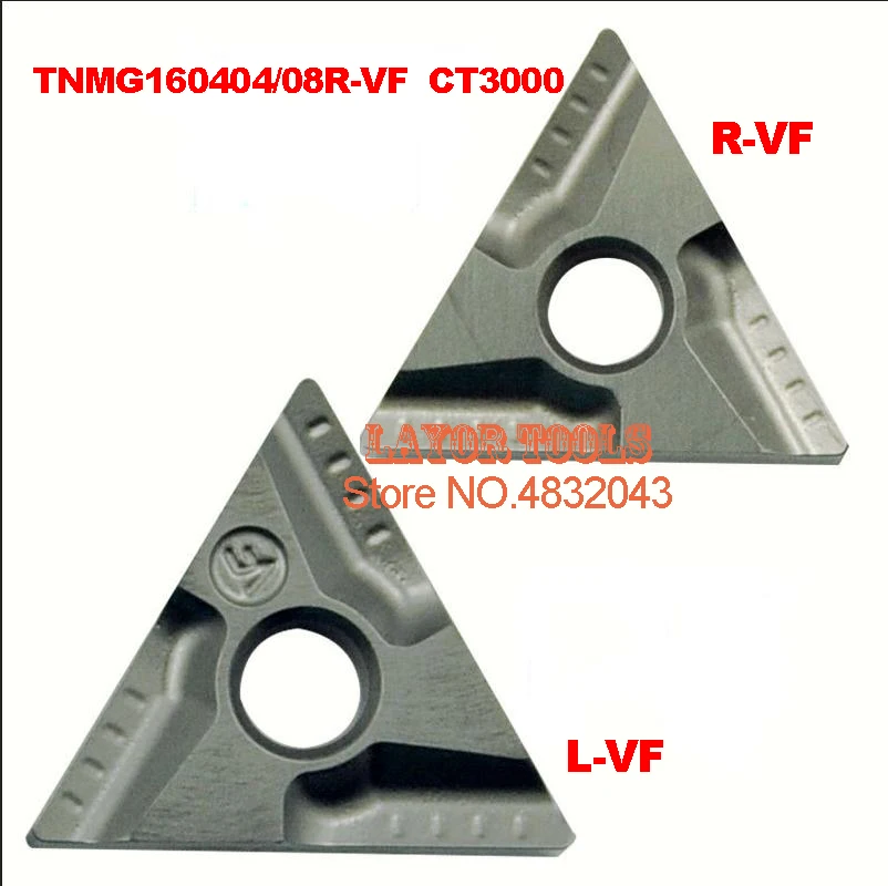 

TNMG160404R-VF CT3000/TNMG160408R-VF CT3000, 10pcs Cnc Lathe Dedicated Blade, Suitable For Outer Circle, Inner Hole Processing