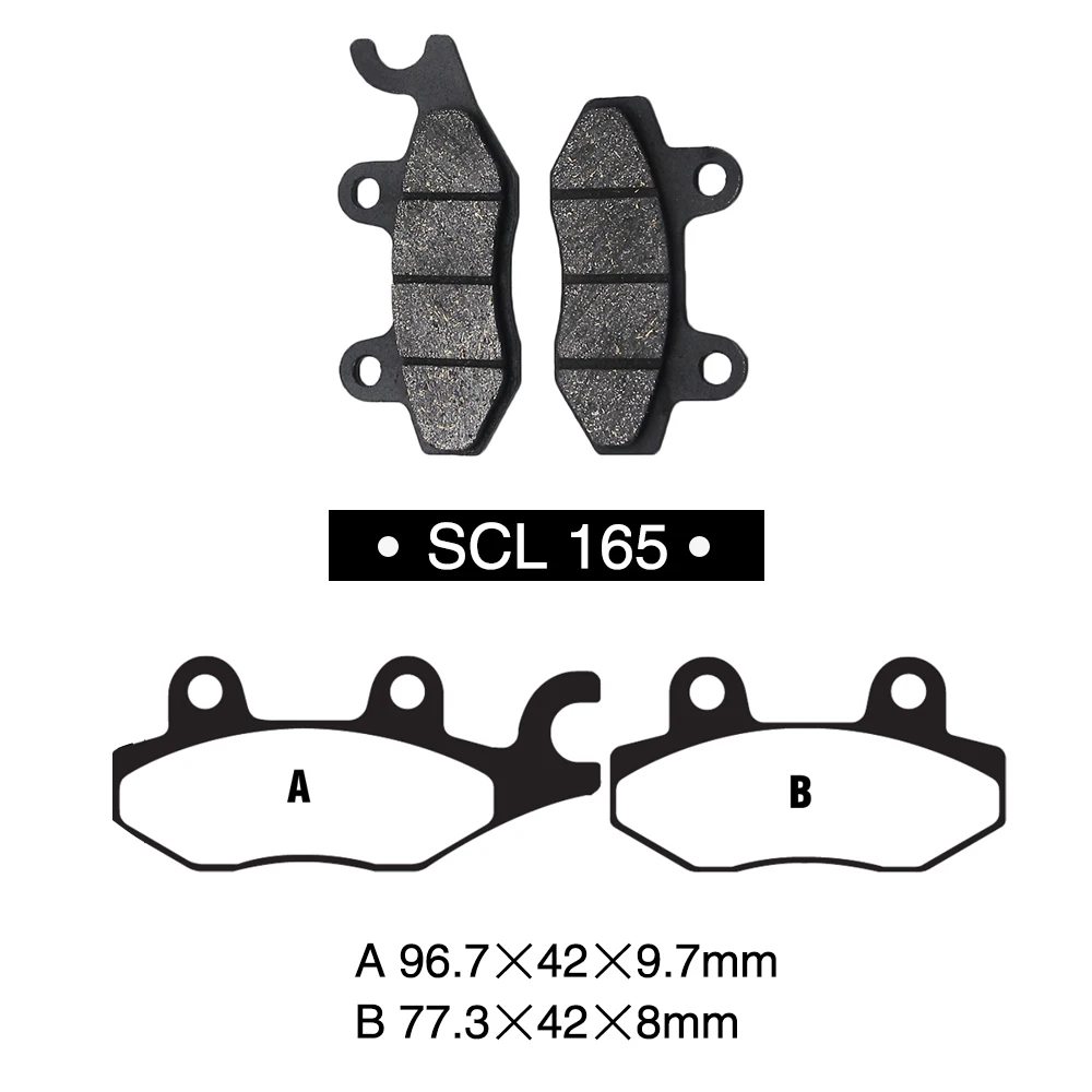 ZSDTRP Semi-Metal Motobike Motorcycle Front Brake Pad and Rear Brake Pad For Kawasaki Ninja 300 2013-2016