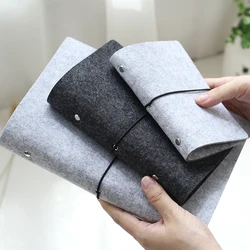 SIXONE Felt Loose Leaf Note Book Shell Fabric Inner Core A6, A7 Notebook Diary A5 Plan Office Supplies A Ring Binder stationery