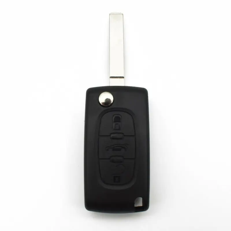 3 Button Remote Flip Key Shell Case For Peugeot Expert Partner CE0523