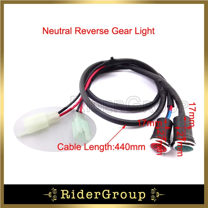 Neutral Reverse Gear Light Indicator For  50cc 70cc 90cc 110cc 125cc 150cc 160cc 200cc 250cc Chinese Quad 4 Wheeler ATV