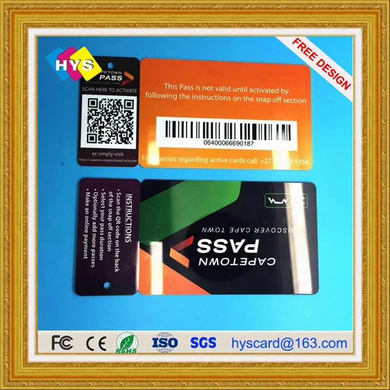 Plastic Key Tag Cards 3-in-1 Small Keycard Combo PVC Card Supply