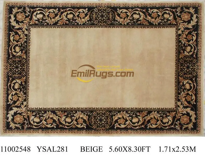 

Top Fashion Tapete Details About 5.6' X 8.3' Hand-knotted Thick Plush Savonnerie Rug Carpet Made To Order ysal281gc88savyg2