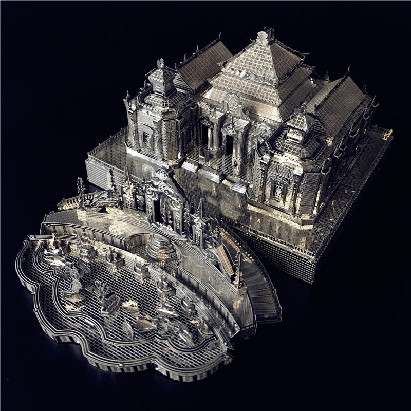 MMZ MODEL 3D Metal Puzzle Dashuifa of The Old Summer Palace Model Kits DIY Assemble Puzzle Laser Cut Jigsaw Building Toys Gift