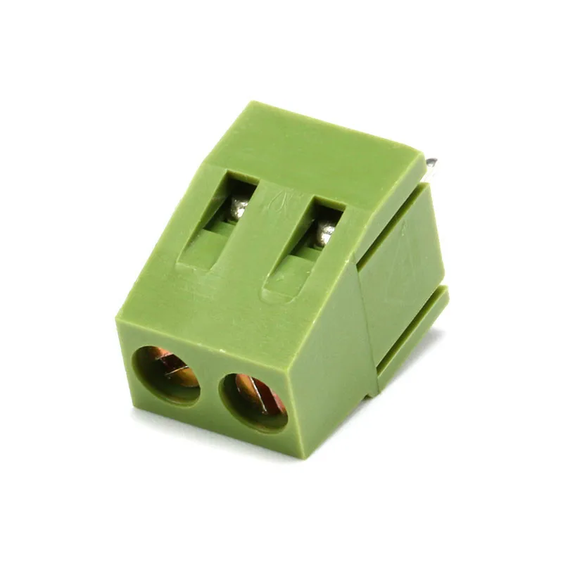 10pcs/lot KF128-2P KF12 Screw 2Pin 5.0mm Straight Pin PCB Screw Terminal Block Connector 2PIN 300V/10A