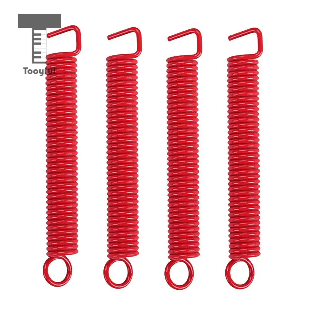 4 Pcs Iron Electric Guitar Tremolo Springs Replacement Bridge Tension For Bass Mounting Springs Guitar Parts Accessories