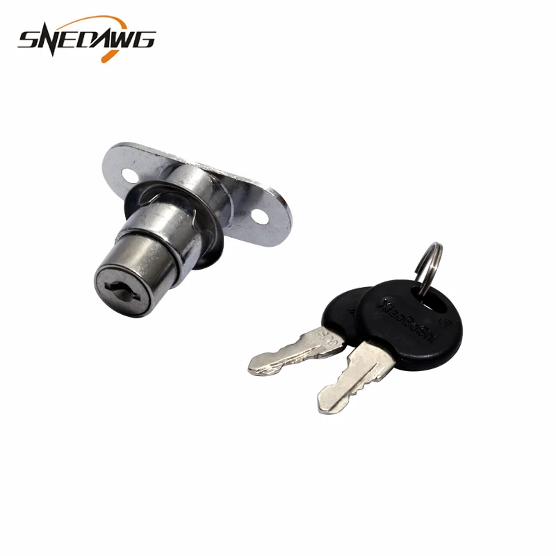 105#Cabinet Lock 50x36mm Drawer Cupboard Lock Aluminum Alloy 22mm Dia Cylinder Keyed Alike or Different Lock for Drawer Wardrobe