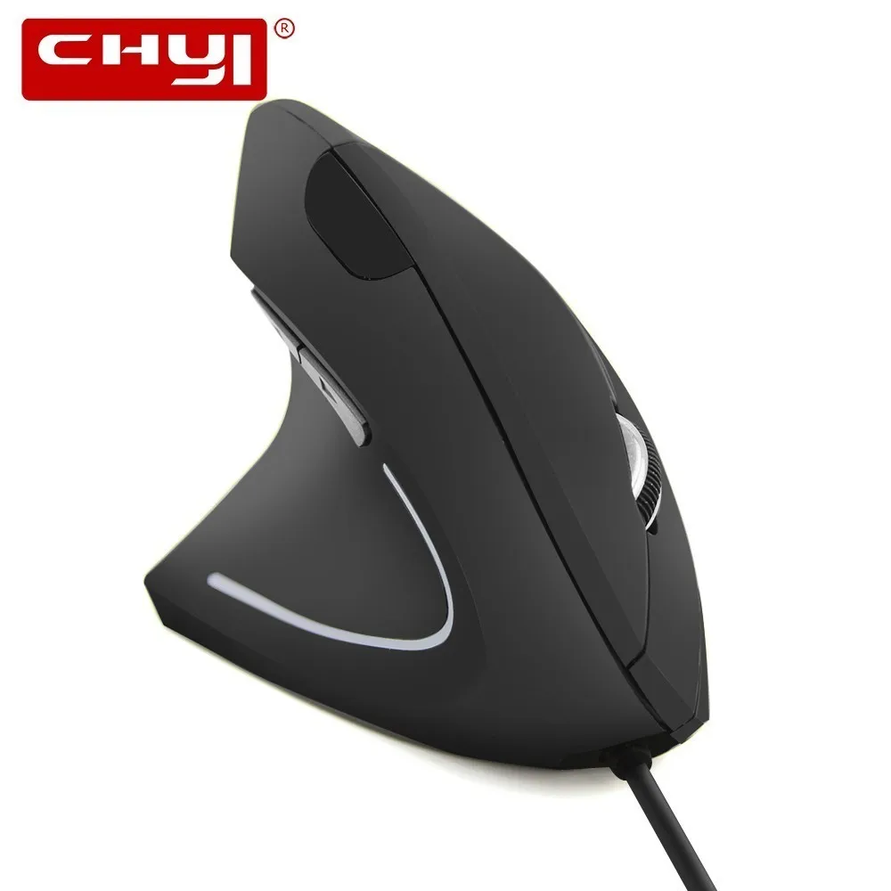 Left-handed Mouse Ergonomic Wired Vertical Office Computer Mice  Optical 1600DPI 6 Buttons USB Game Mause for PC Laptop