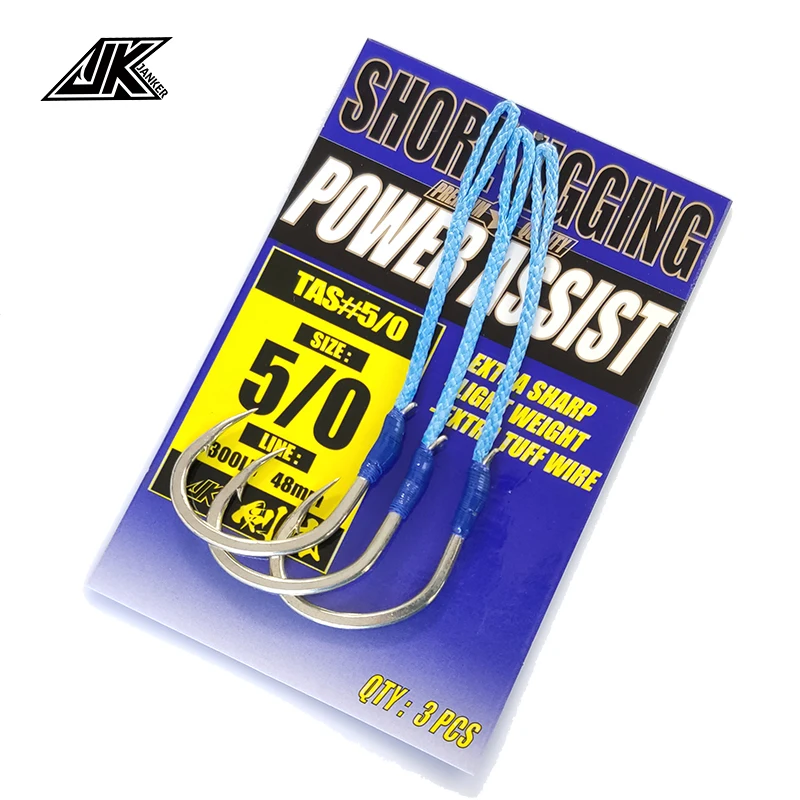 JK 5PACK 5/0 6/0 Fishing Hooks Japan PE Line Knot Jigging Hooks Saltwater Bream Single Hook Fishing Snap Assist Fish Hook - AliExpress 18 JK 5PACK 5/0 6/0 Fishing Hooks Japan PE Line Knot Jigging Hooks Saltwater Bream Single Hook Fishing Snap Assist Fish Hook - AliExpress 18