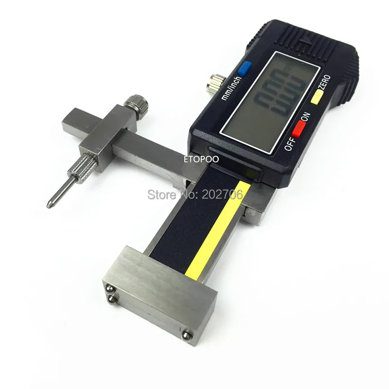 -10mm +10mm Three Points Digital Step & Gap Gauge Three Half Balls Three Balls Measuring Surface Digital Step Gap Gauge caliper