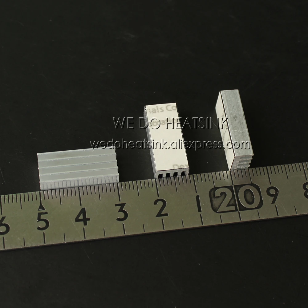 50pcs 20x8.8x5mm Ram Heatsink Chipset Aluminum Heatsink With Thermal Conductive Tape