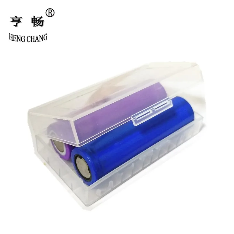 18650 CR123A 18350 16340 18500 scatola di immagazzinaggio della batteria Nuovo di Plastica Dura di caso di Protezione della batteria 2pcs