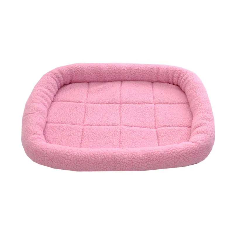 Benepaw Soft Warm Mat Dog 5 Colors Durable Lamb Wool Sleeping Dog Pet Mat Hot Sale Puppy Bed Pink/Beige/Blue/Gray/Brown