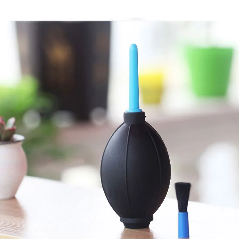 10 Stks/partij 2 In1 Camera Lens Clearing Pak Kit Set Reiniging Bursh + Schone Lucht Blower