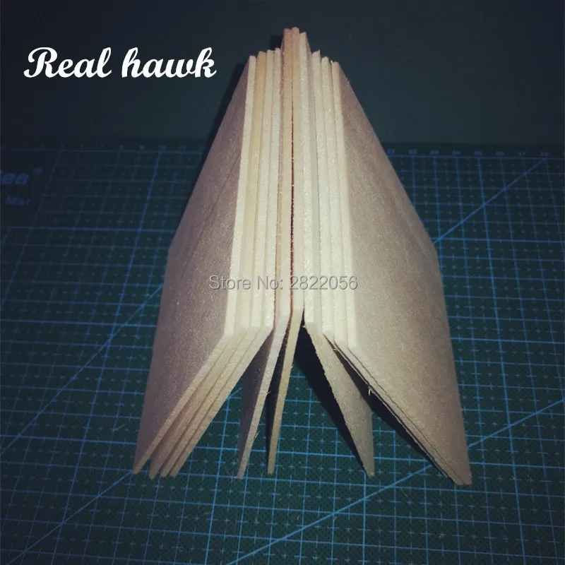 10pcs AAA+ Balsa Wood Sheets 100x100x1.5mm Model Balsa Wood for DIY RC model wooden plane boat material