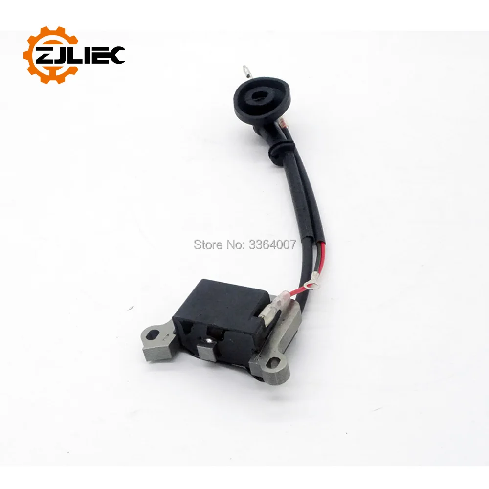 1E48F ignition coil fit for 63cc brush cutter grass trimmer 48 engine 48F grass cutter mower ignition coil