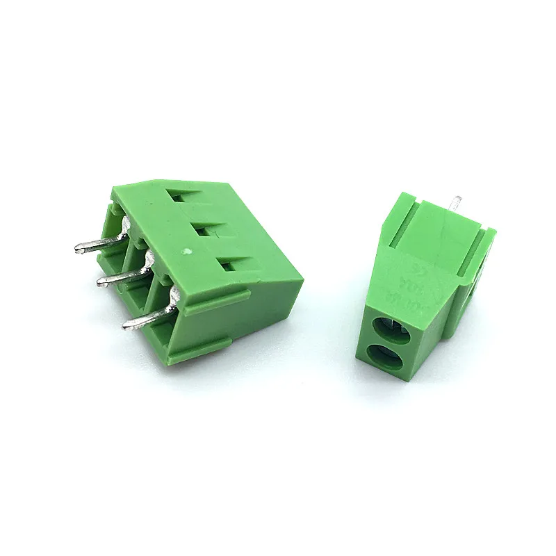 10pcs 5mm 2Pin 3Pins PCB Screw Terminal Block Connectors 300V 10A DG128 KF128 KF128-2P KF128-3P Pitch 5.0MM/0.2inch