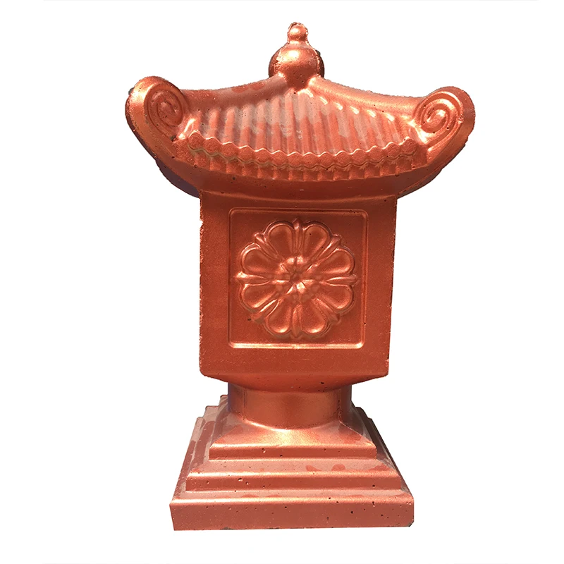 Home Villa Garden plastic Mould Concrete Calliopsis Pagoda Statue Molds