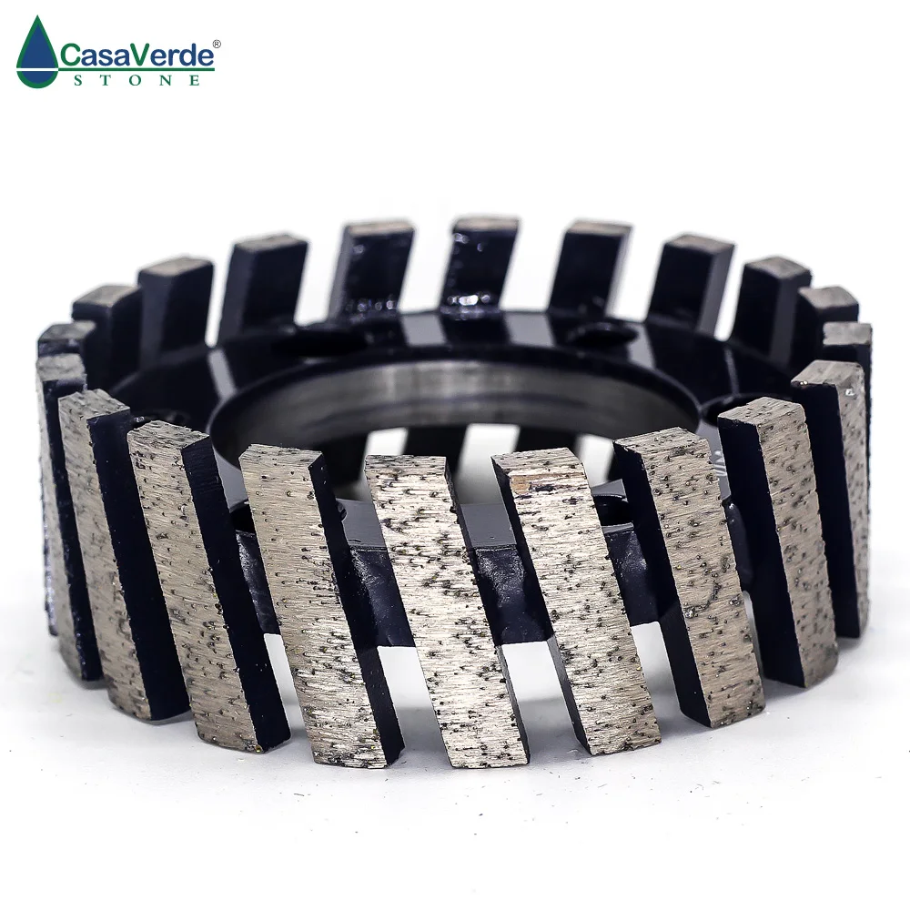 Imagem -05 - Roda de Moagem Cnc de 86 mm tipo Segmentado para Máquina de Corte Roda de Calibração Pedra de Granito Mármore Roda de Perfil de Diamante