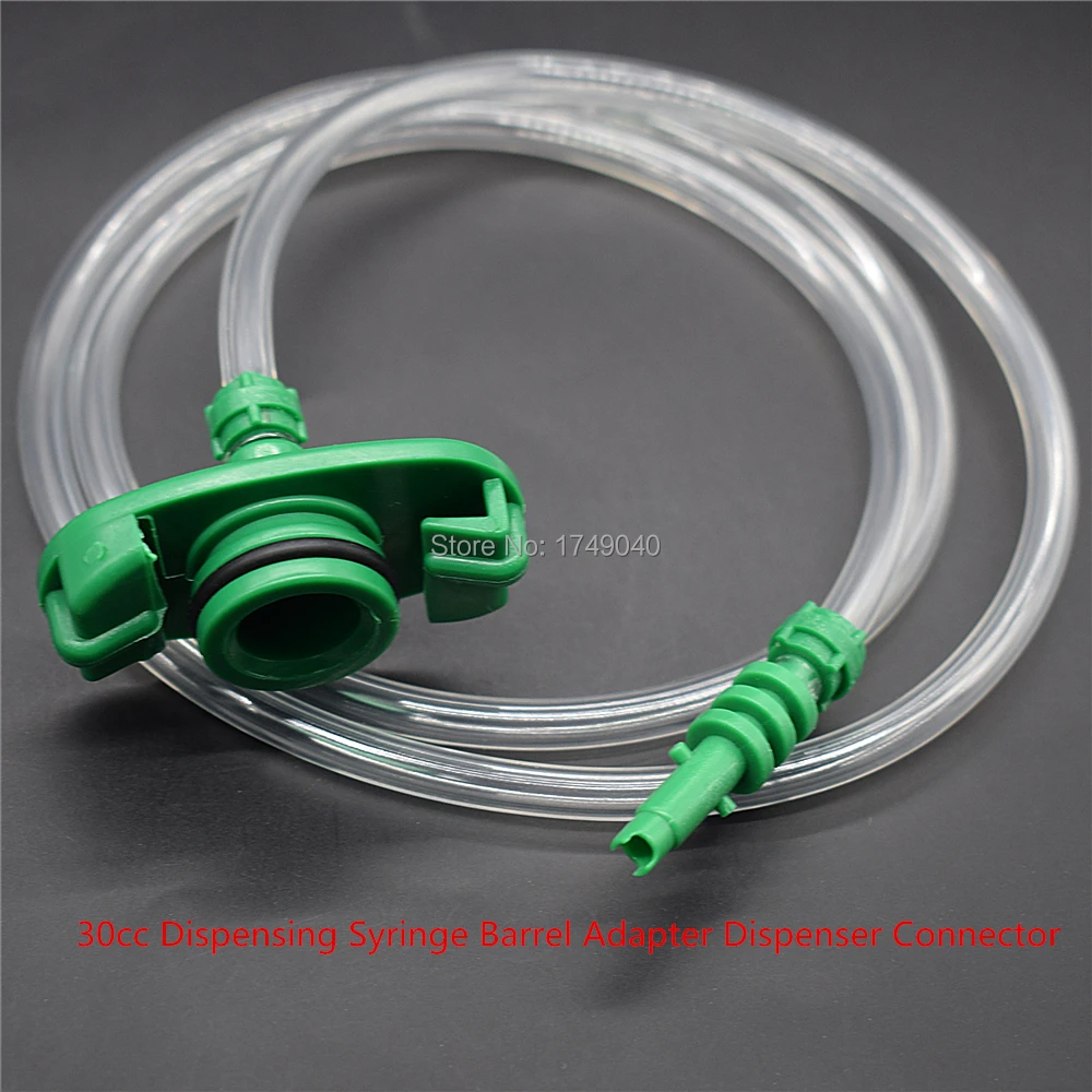 10cc 30cc Dispensing Syringe Barrel Plastic Adapter Adhesive Glue Liquid Dispenser Connector Hose Glue Dispenser Syringe Adapter