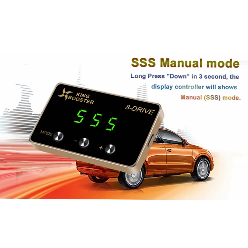 For MG ZS GS 3 6 Improve throttle response sprint booster module tuner for BUICK ENCLAVE GL8 CADILLAC SLS CTS