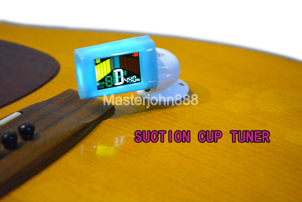 

Cherub ST-720 Color LCD Display Suction Cup Tuner For Chromatic Guitar Bass Ukulele Violin Instruments