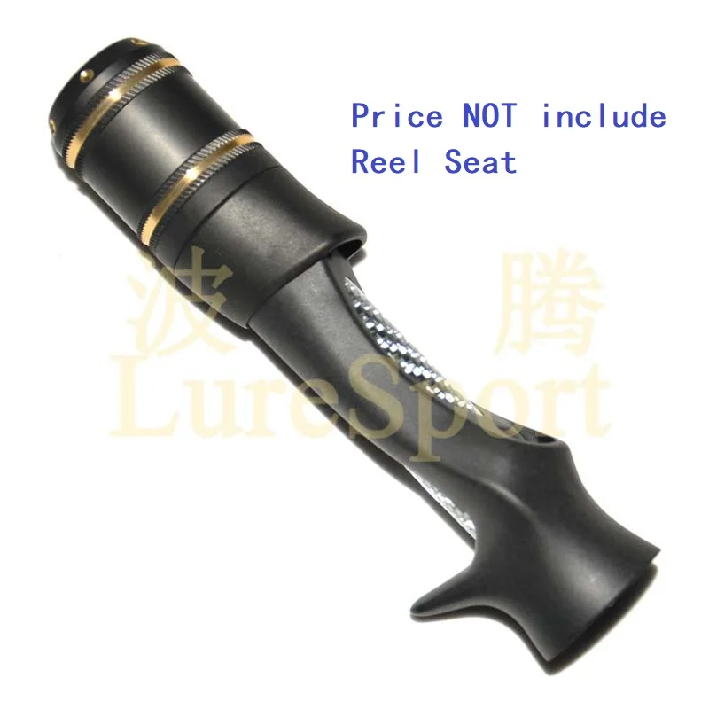 LURESPORT 5 قطعة غطاء من الألومنيوم من فوجي بكرة مقعد الذهب رمادي كولوس قضيب بناء مكون إصلاح الصيد قضيب ملحق ذاتي الصنع #2