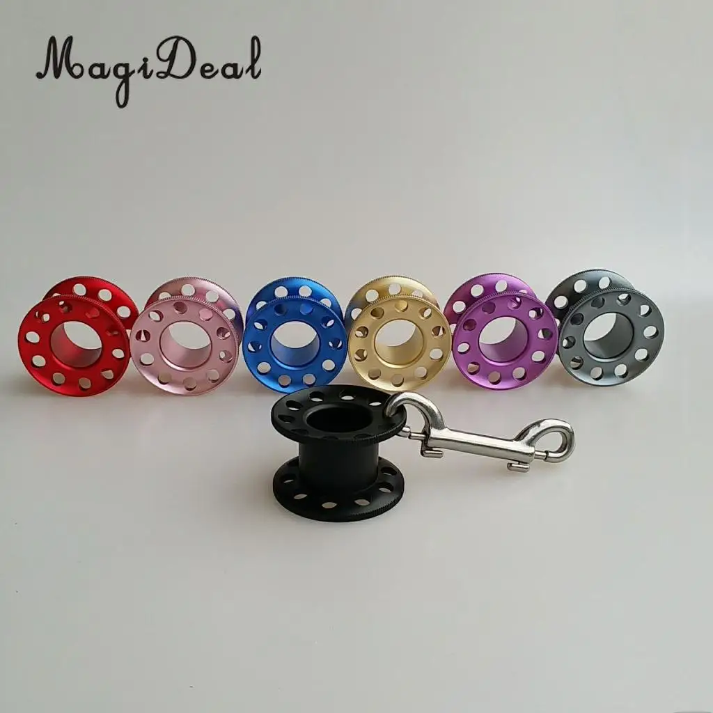Aluminum Scuba Diving Finger Tech Spool Dive Diver Freediving Wreck Cave Reel Water Sports Snorkeling Guide Line Spool Access