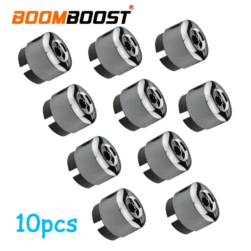 Chrome Wheel Lug Bolt Nut Cap Cover, Plastic with Triple Chrome Finish, VW Touareg 2004-2014, 7L6 601 173A 2ZZ ABS, 10PCs